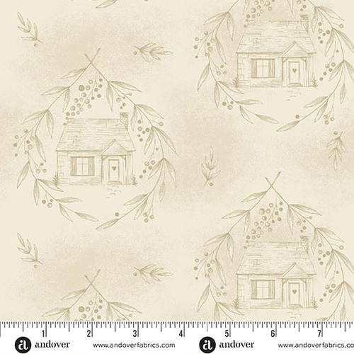 Special Delivery 108s by Laundry Basket Quilts Cozy Cottage 108 Wheat
