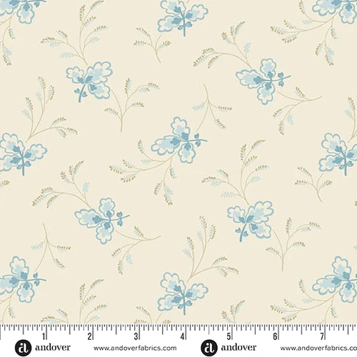Special Delivery 108s by Laundry Basket Quilts Floating Leaves 108 Tranquil
