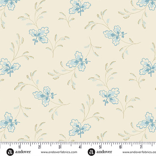 Special Delivery 108s by Laundry Basket Quilts Floating Leaves 108 Tranquil