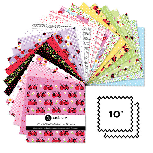 Little Ladies - 10 Inch Square - 42 Cuts Each