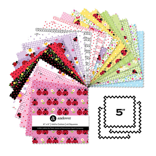Little Ladies - 5 Inch Square - 42 Cuts Each