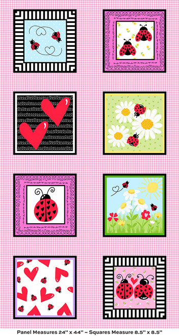 Little Ladies by Tami Jones Pinky Promise Panel Blossom