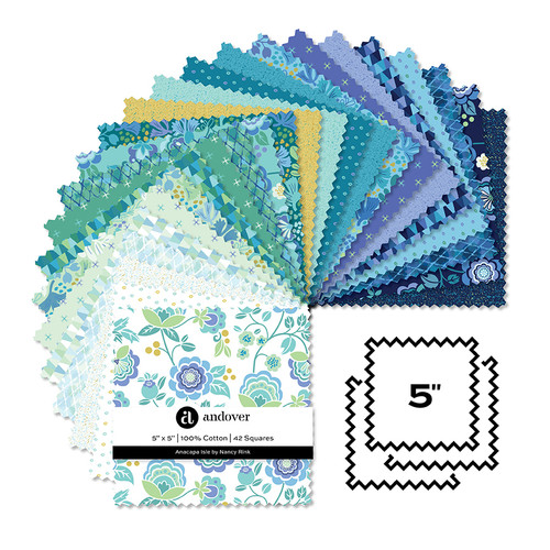 Anacapa Isle - 5 Inch Square - 42 Cuts Each