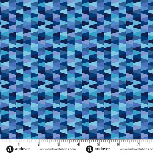 Anacapa Isle by Nancy Rink Seaglass Cobalt