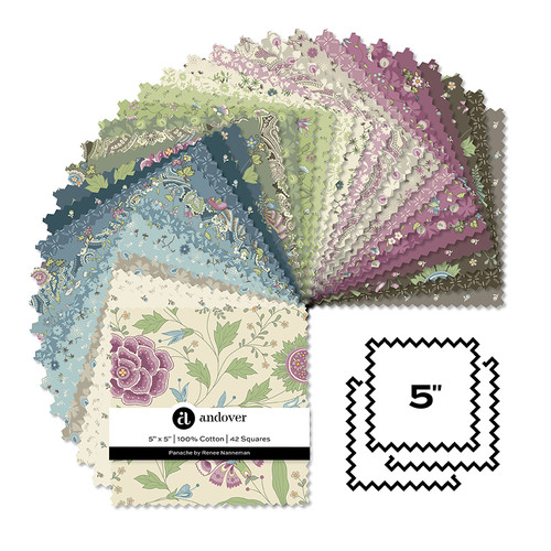 Panache - 5 Inch Square - 42 Cuts Each