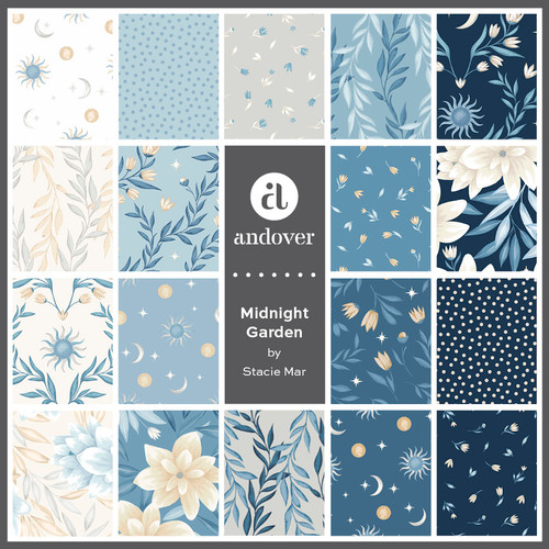 Midnight Garden - 15 Yard Bolt Case Pack - 21 Bolts Each
