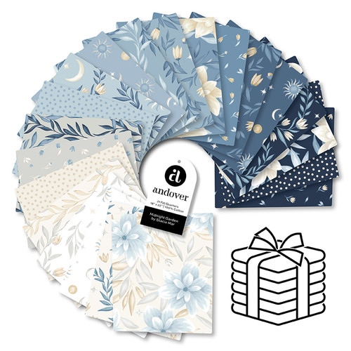 Midnight Garden - Fat Quarter Bundle - 21 Cuts Each