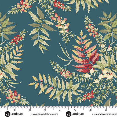 Secret Stash Favorites - Blue Willow Fern Velvet