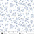 Color Me Whispered by Stephanie Organes Treasure Blooms Blue Cotton