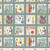 Sew Retro by Makower UK Labels Mutli