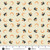 Nightfall by Andover Fabrics Flower Moon Orange Flower Moon Cream