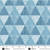 In The Wilderness by Two Can Art Triangles Blue