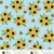 Sunny Honey by Amy Latta Sunny Bouquet Blue