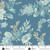 Sewing Bird by Laundry Basket Quilts Bed of Roses Indigo