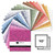 Color Me Whispered by Stephanie Organes - Four 10 X 10 Squares - 42 Cuts Each
