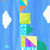 The Very Hungry Caterpillar: Bright by Eric Carle Castle Stripe Light Blue