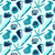 By The Sea by Andover Fabrics Shells Teal