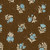 Savannah by Andover Fabrics Block Flower Brown