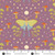 Celestial Garden by Alexandra Bordallo Moonlit Moths Plum