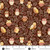 Hello Autumn by Makower UK Twilight Owls Brown
