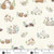 Little Ones by Makower UK Hugs Cream