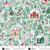 Country Christmas by Makower UK Cottages Blue