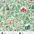 Country Christmas by Makower UK Cottages Green