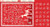 Scandi 2019 by Makower UK Scandi Advent Calendar Red