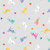 Spring by Makower UK Rabbits Grey