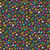 KATIE'S CATS BY MAKOWER UK Ditzy Flower Black