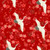Hikari by Makower UK Cranes Red