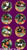 Hikari by Makower UK Hikari Panel Purple
