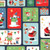 Santas Christmas by Makower UK Santa Blocks Multi
