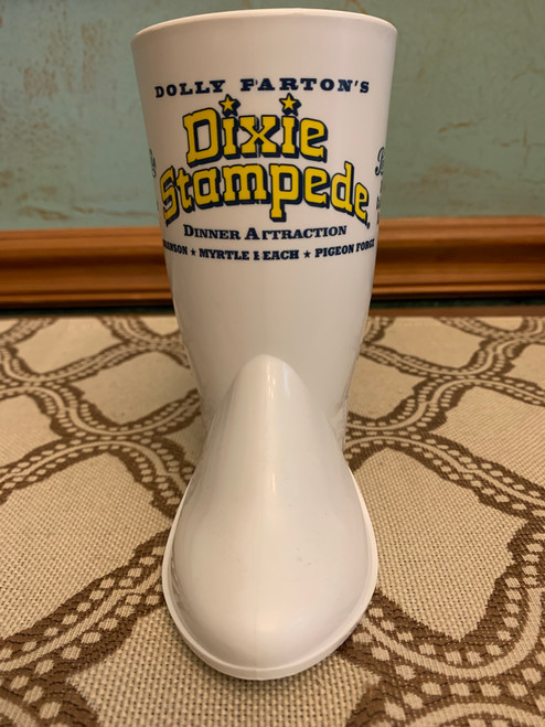 Vintage 2010 Dolly Parton's Dixie Stampede Dinner Attraction Pepsi-Cola Cowboy Boot Souvenir Mug