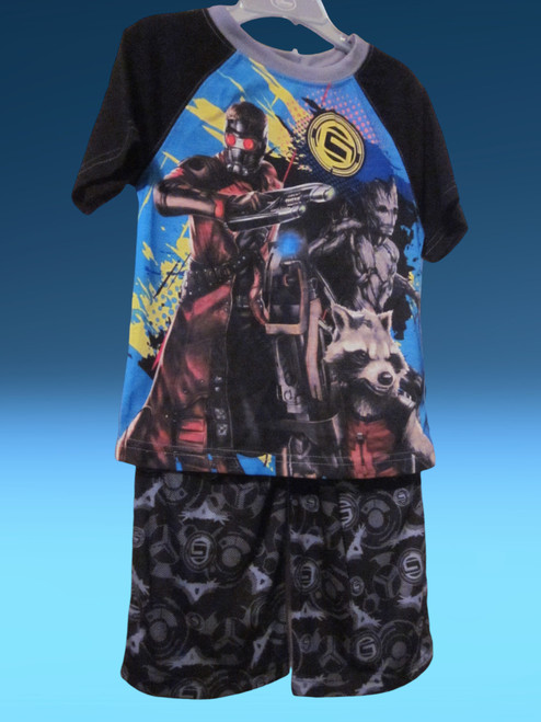 NWT - Disney's GUARDIANS Of The GALAXY Boy's Short Sleeve 2PC Pajama Set