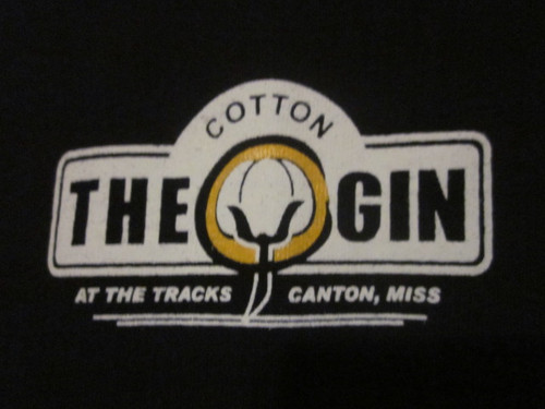 Vintage THE COTTON GIN May Day 2013 Adult Size M Black Double-Sided Short Sleeve Tee