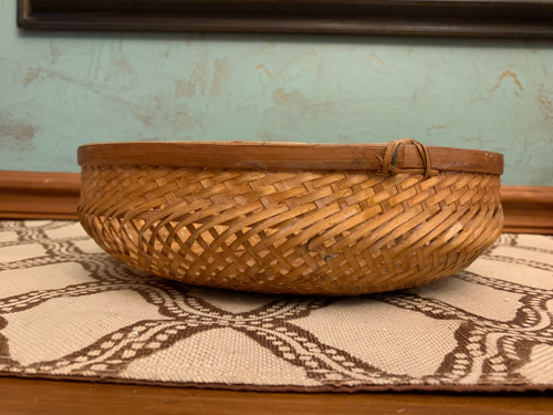 Vintage Oval Weaved Decorative Wicker Basket