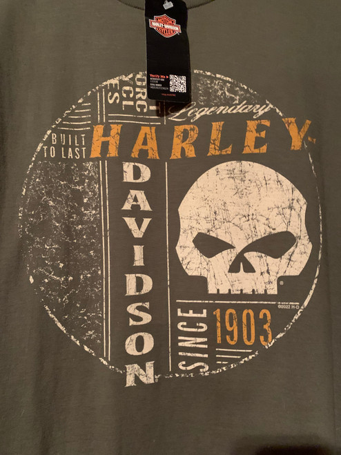 NWT - 2022 Myrtle Beach, SC Harley-Davidson Adult Size 2XL Green Double-Sided Short Sleeve Tee