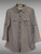 Vintage Eden & Olivia Ladies Size M Blue Pinstripe 3/4 Sleeve Button Front Top with Button Flap Lapel Pockets