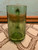 Vintage 70's Green Textured Glass Handled Mug