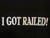 NWOT - Rail House Brewery "I Got Railed!" Adult Size M Black Double-Sided Short Sleeve Tee