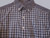 Lands' End Kids Boy's Size M (5/6) Poplin Plaid Long Sleeve Button Front Shirt