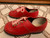Vintage 70's Pair of Aldens Red Girl's Shoes Size 10