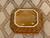 NIB - HARVEST TIME Turkey Image Scalloped Interior Stoneware Baker