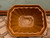 NIB - HARVEST TIME Turkey Image Scalloped Interior Stoneware Baker