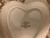 Vintage Lenox Porcelain Ivory Heart Shaped Trinket Dish with Gold Accents