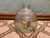 Vintage Vanity Floral Design Lidded Glass Canister