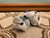 Vintage Otagiri Japan Pair of Blue Ceramic Duck Figurines