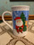 Vintage Royal Norfolk Ho Ho Ho! Santa Claus Scene with Reindeer & Penguin on Presents Christmas Holiday Ceramic Mug