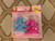 NIP - Vintage 1999 Barbie Little Extras Clip-On Hangers - Blue & Pink Set
